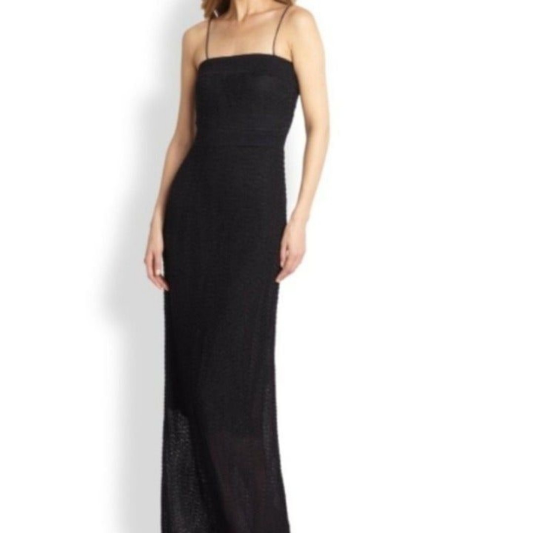 1001 Nights Dress Evening Gown Black Sz7/8